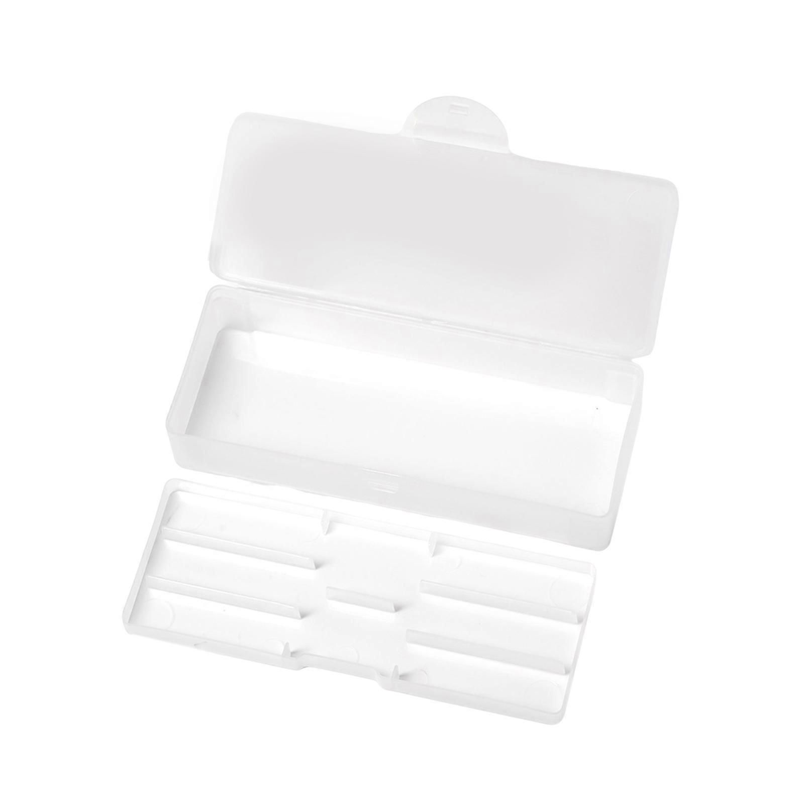 Double Layer Personal Storage Case Nail Tool Box Manicure Pedicure Tool Container Organizer for Nail Pen,Nail Brush