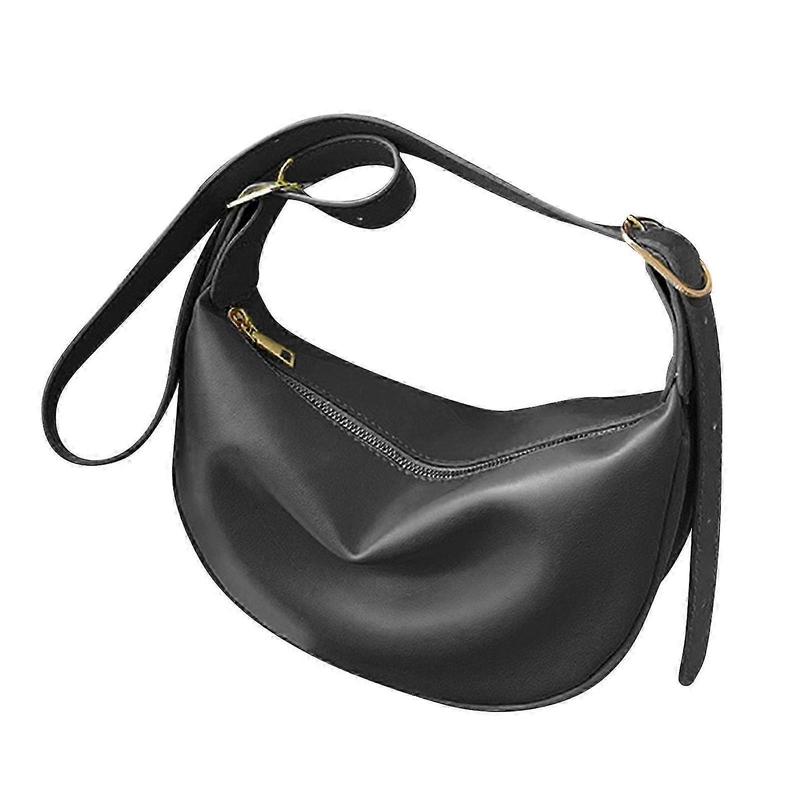 Women's shoulder bag with adjustable length zipper