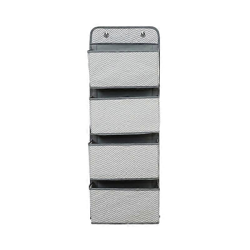 Hanging Organizer With 4 Pockets Collapsible Hanging Shelf For Towel Diaper Toys In Nursery Over The Door