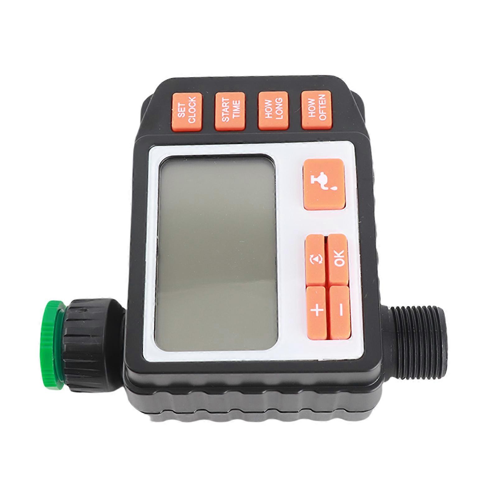 Kits d’irrigation goutte à goutte Minuterie d’arrosage numérique Robinet d’eau Minuterie de tuyau Contrôleur de système d’irrigation avec tuyau de distribution Buses réglables, Autom