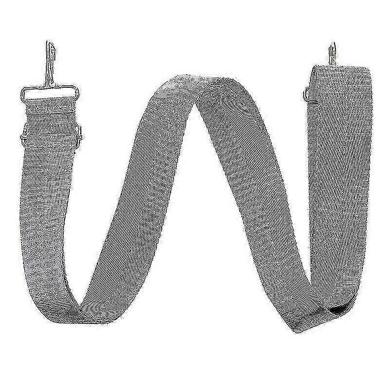 Grey Duffle Bag 2pcs Nylon Strap Replacement Crossbody Laptop Strap