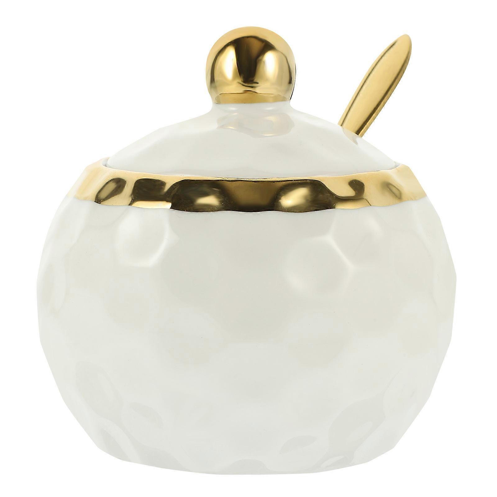 Ceramic Storage Jar, Ideal for Kitchen Use with Airtight Lid