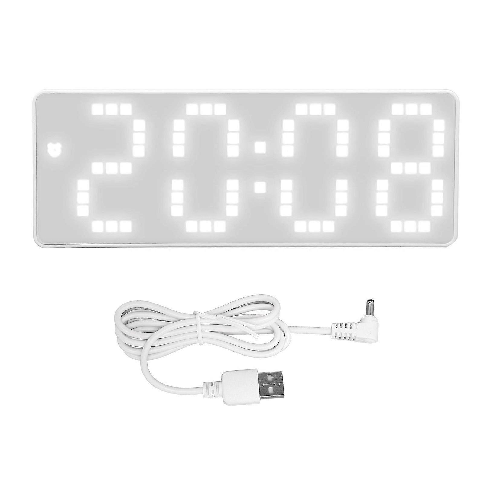 2025 Latest Model  Alarm Clock Adjustable Brightness Electronic Clock LED