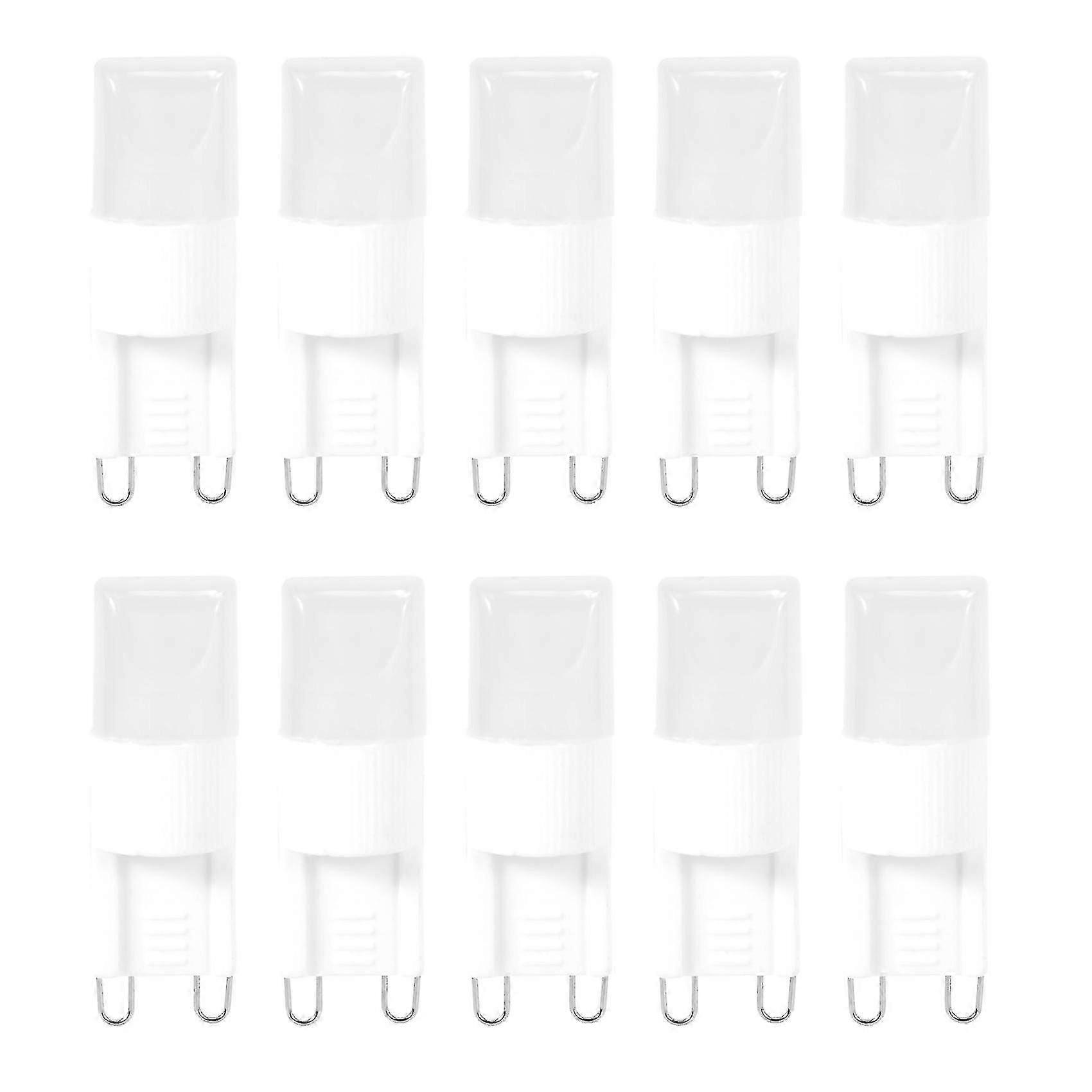 10x G9 Pin Base LED Bulbs 1W High Power 3500K Warm White Light Lamp