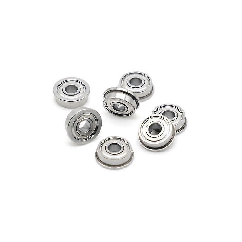 FR2-5ZZ Flange Ball Bearings 1/8"x5/16"x9/64" Set of 5 for RC Models, 3D Printers, Robotics