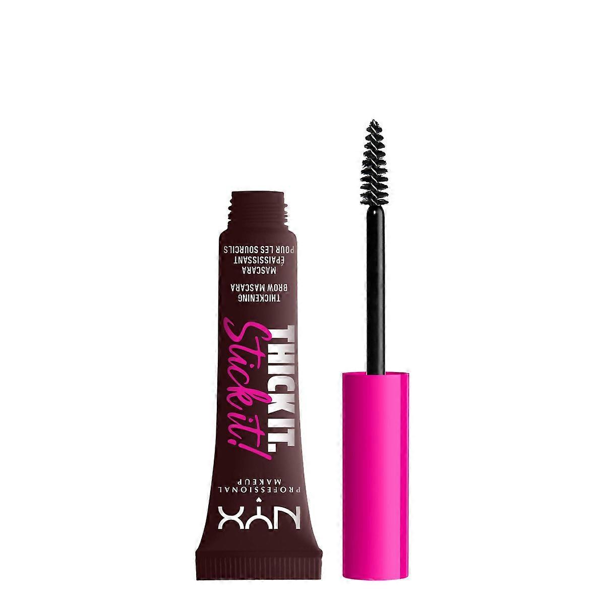 Nyx Professional Makeup Thick It Stick It Brow Gel Mascara, Espresso - 0.23 Fl Oz