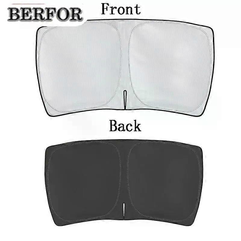 For Jeep Grand Cherokee 2011-2021 Car Styling Nano-Insulat Windshield Sunshade UV Block Front Window Sun Visor Foldable