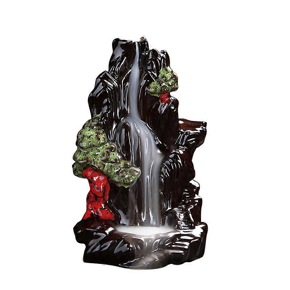 Mood Enhancement Aromatherapy Ornament Rockery Shaped Incense Burner Home Decor 1Set