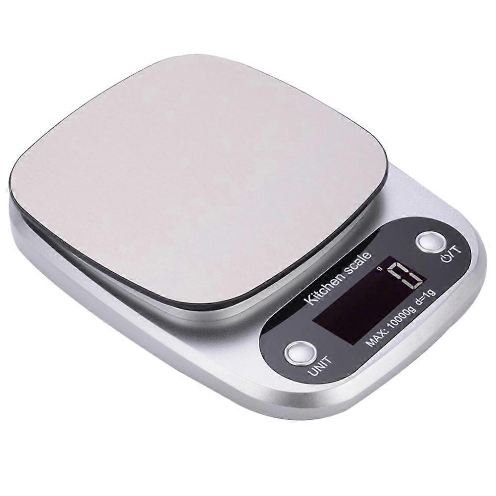 Scales Digital Weight Grams Portable Small Digital Scale for Store Use Rectangular Shape Stainless Steel Backlit LCD Display 1PC