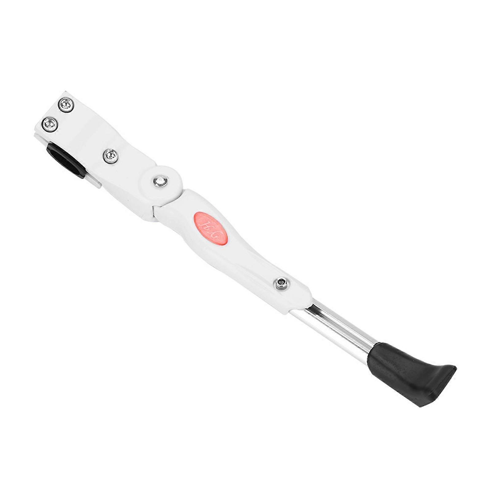 White Aluminum Alloy Bike Kickstand for 20", 24" and 26" Bikes (White)