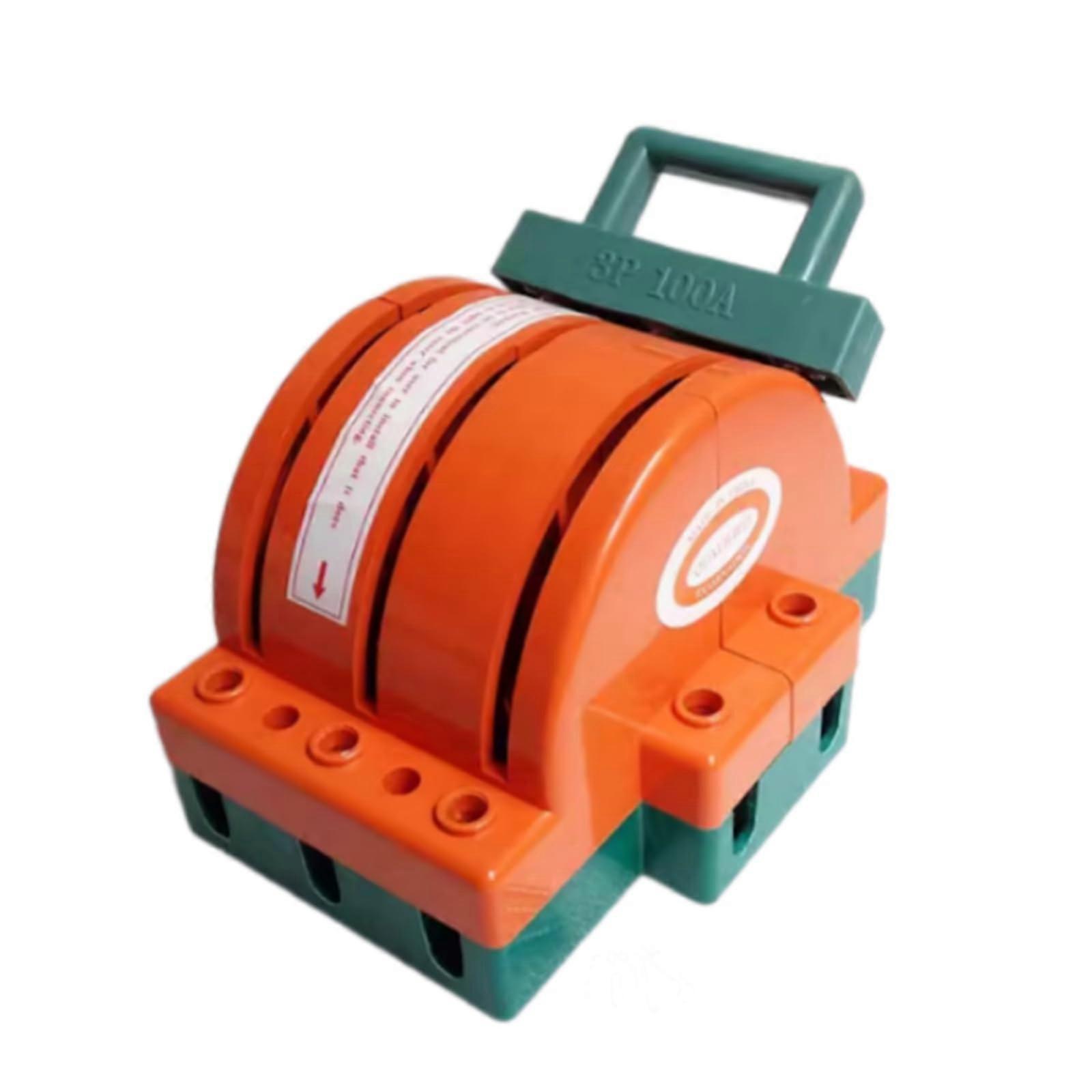 Electrical knife switch, double switch, thickened copper, high temperature resistant housing, power supply disconnector for defective circuit breakers