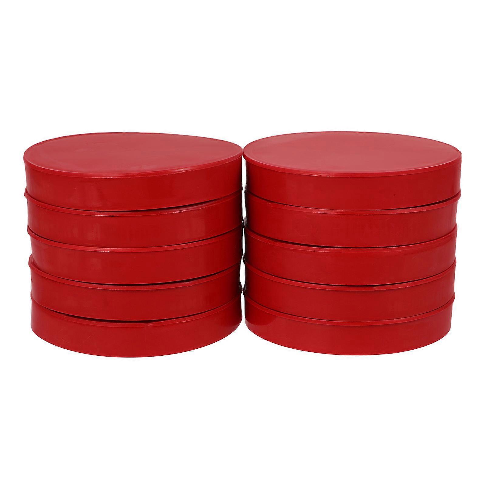 Garden Hose End Cap Pvc Pipe End Cap Plug For Gas Pipes Diy Shelf Support Red 10Pack