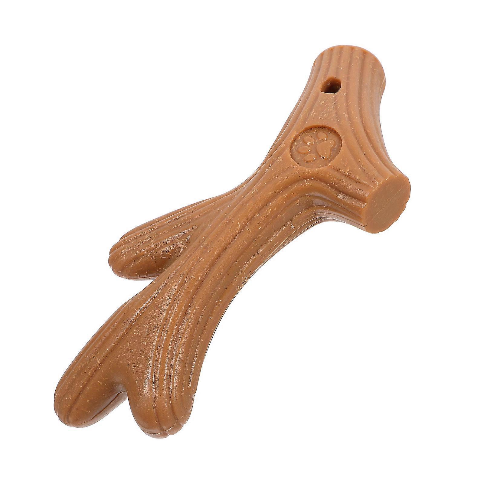 Pet Toy Dog Molar Toy Antler Shaped Indoor Play 12.20X3.40X2.10CM Chewing 1Pack