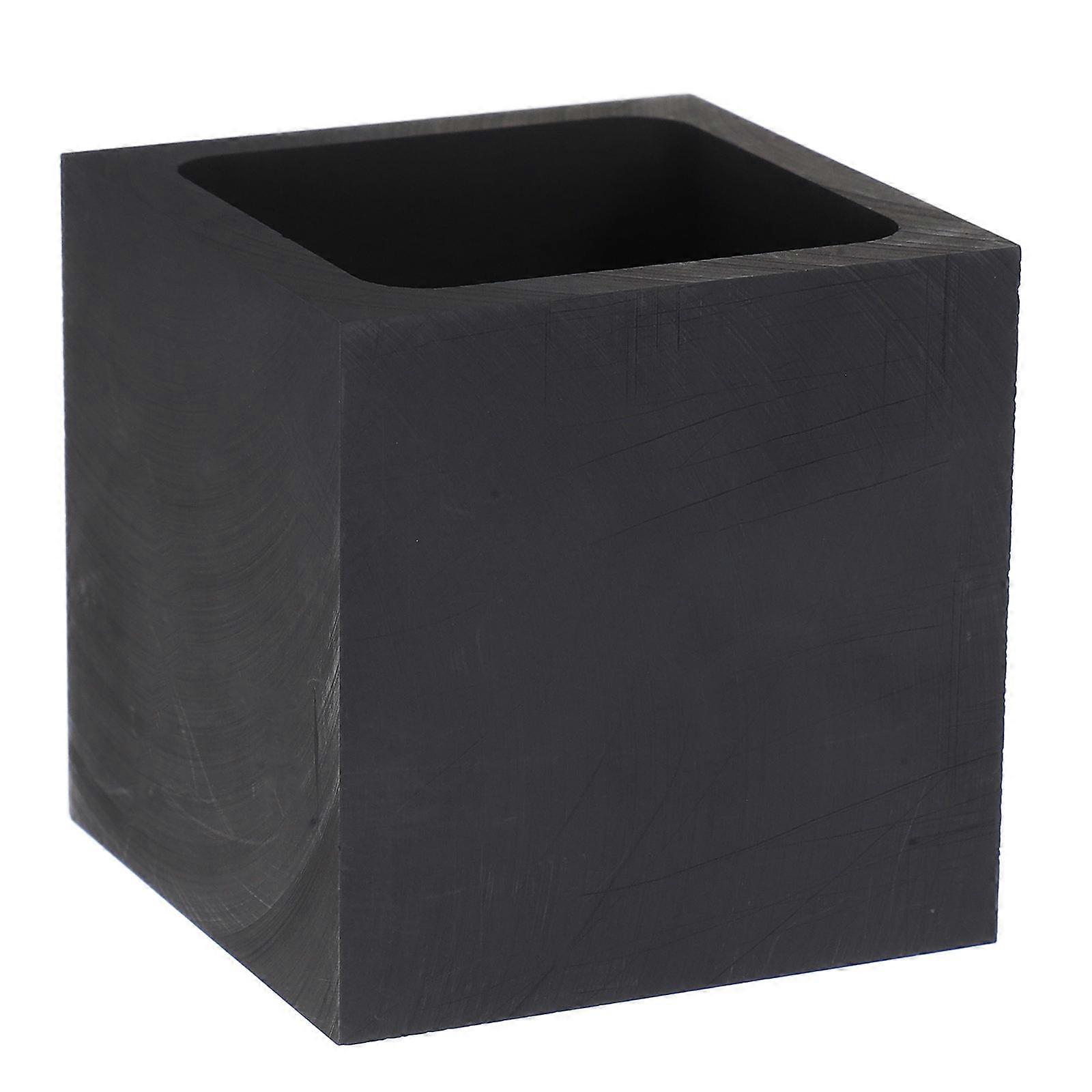 Graphite Casting Ingot Molds Premium Graphite Ingot Mold For Laboratory Use Black 5.00X5.00X5.00CM High Temperature Melting 1Pack