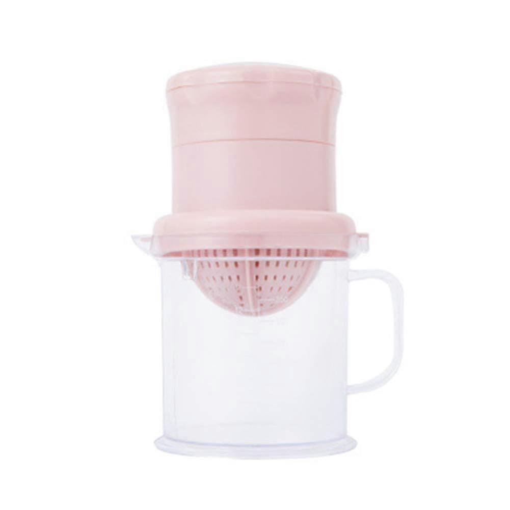 Hand Juicer Manual Fruit Juicer Pink Citrus Press for Oranges, Compact Size, Easy to Use, Durable Design
