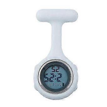 Digitale Krankenschwester Uhr Silikon Geschenk zakhorloge enfermero accesorio FOB Taschenuhren Arzt medizinisch verpleeg horloge Krankenpflege-weiß-