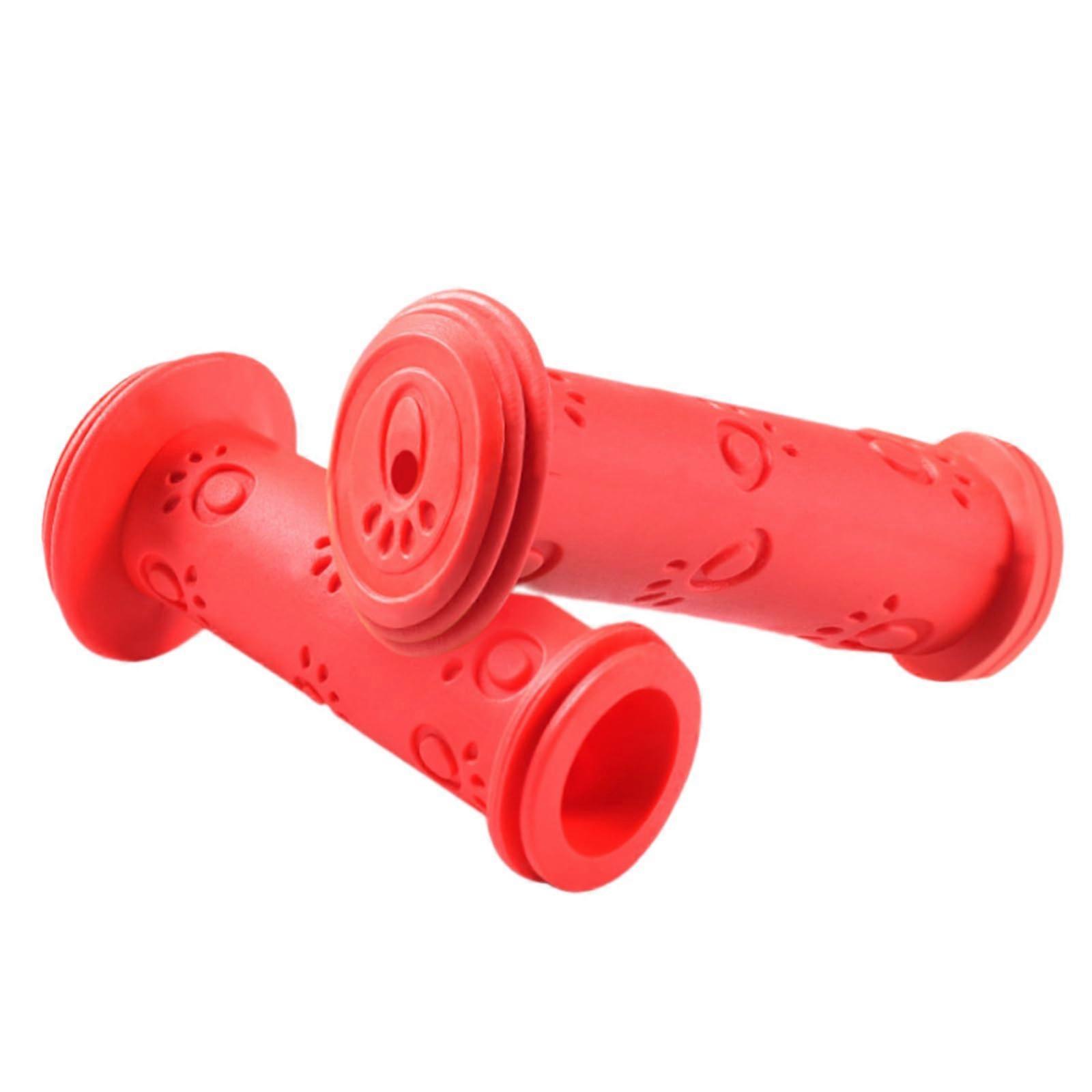1 pair of children's bicycle grips, nonslip, rubber, handlebar grips, scooter, folding bikes, bicycle accessories Ref: 4082