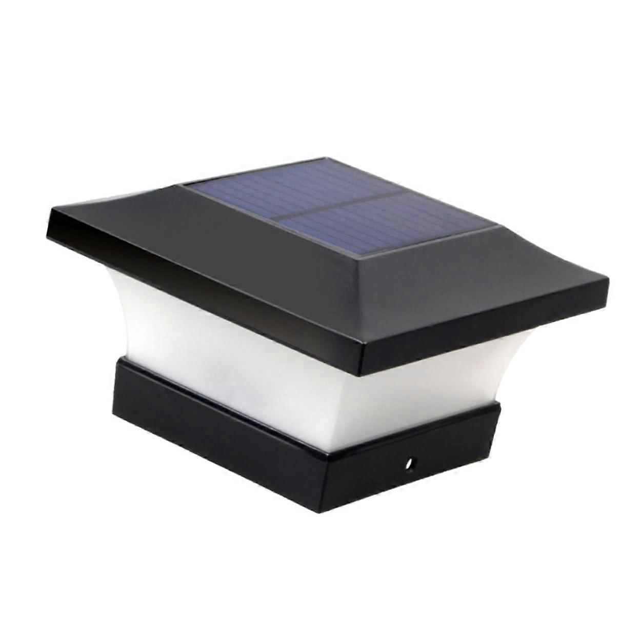 Solar Powered Garden Lamps LED Waterproof Fence Light for Outdoor Use Durable Plastic Construction Stylish Solar Light for Patio