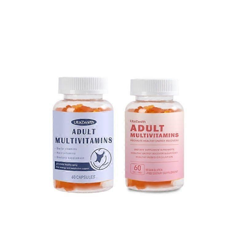 Multivitamin gummies, containing vitamin B1, combination pack