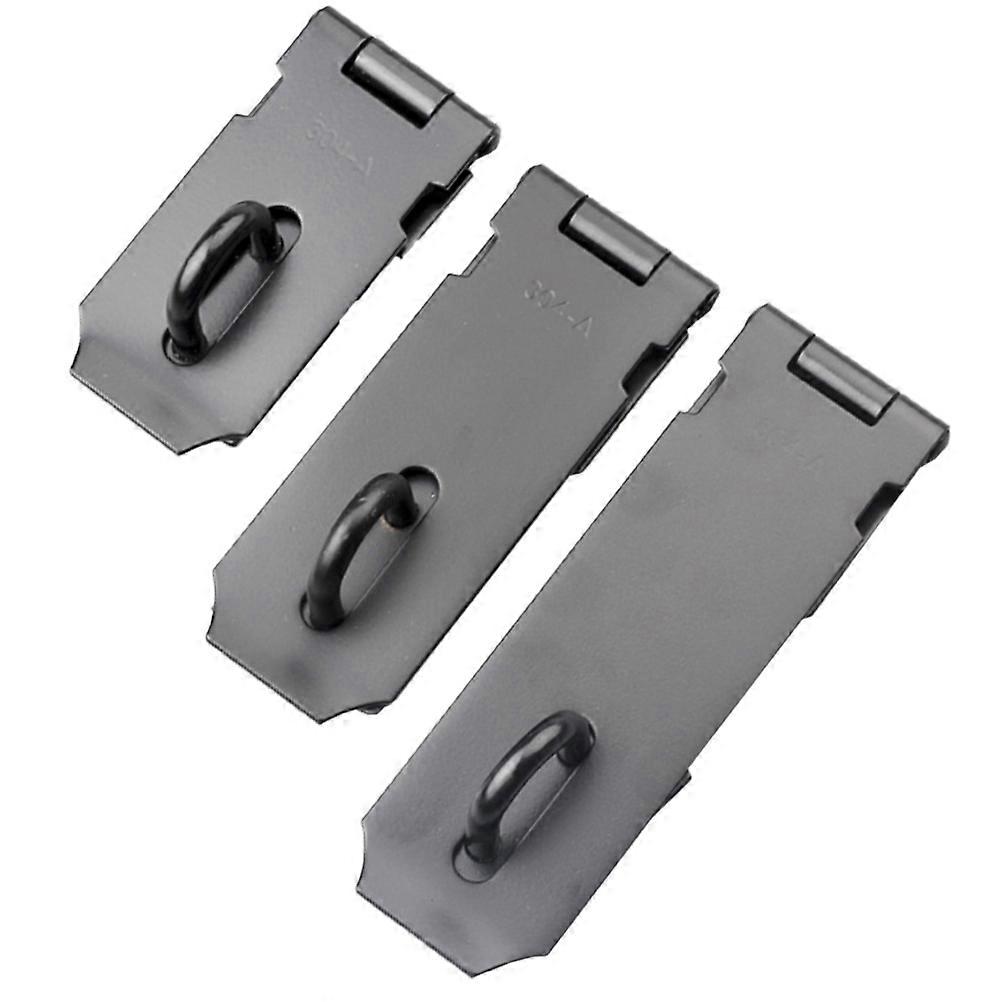 Padlock Hasp Latch Door Lock Clasp Securing Cabinets Heavy Duty 1Set