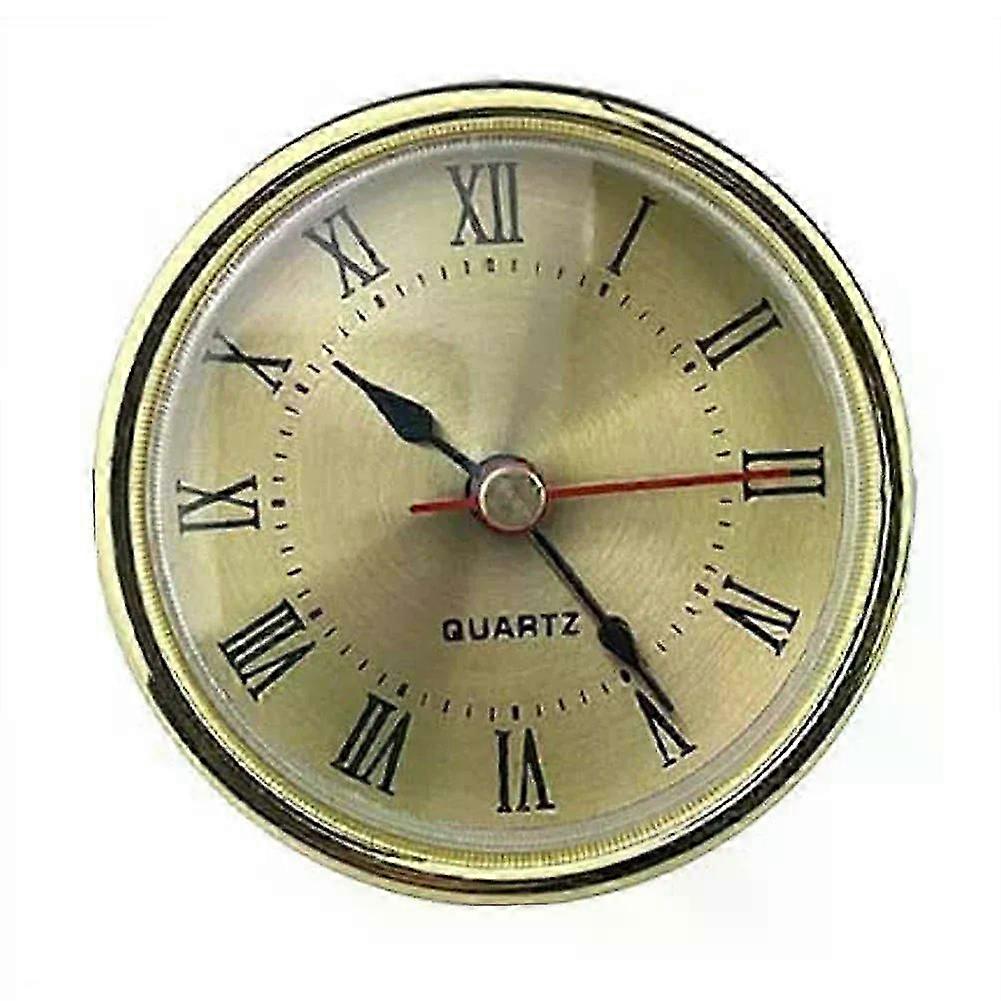 Movement Insert Quartz Clock Retro Roman Numbers Clock Simple Clock Accessories 65MM Aluminum DIY Parts