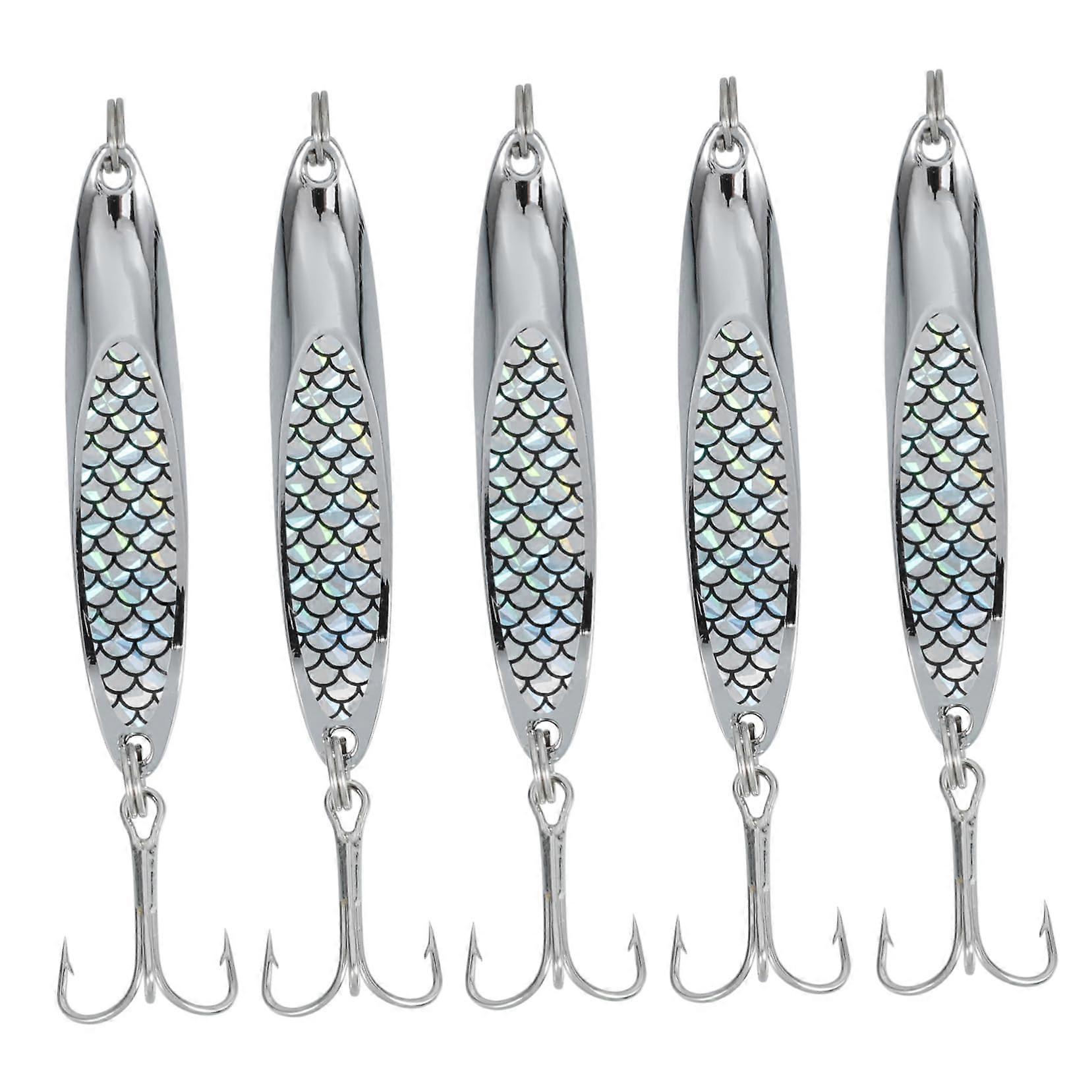 Pack of 5 Bionic Fishing Bait Crappie Lures Saltwater Artificial Bait