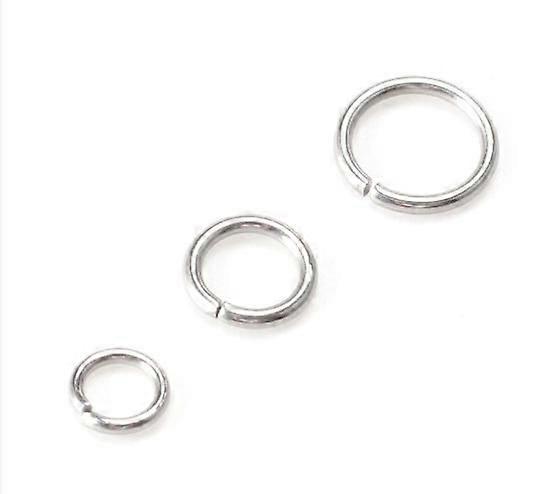 1000pcs Practical Closed Flat Jump Rings: For Diy Jewelry Making Bracelet And Necklace Crafting Durable And Smooth Surface