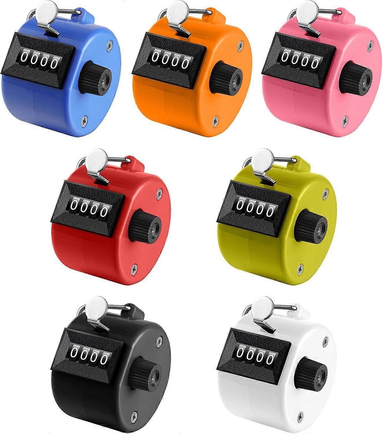 Handheld counter, 4 digit handheld counter, handheld counter with finger ring, metal handheld counter for golf sports coaching school