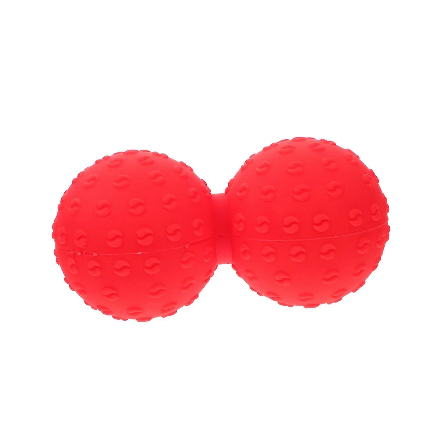 Red Peanut Roller for Muscle Relaxation and Trigger Point Treatment