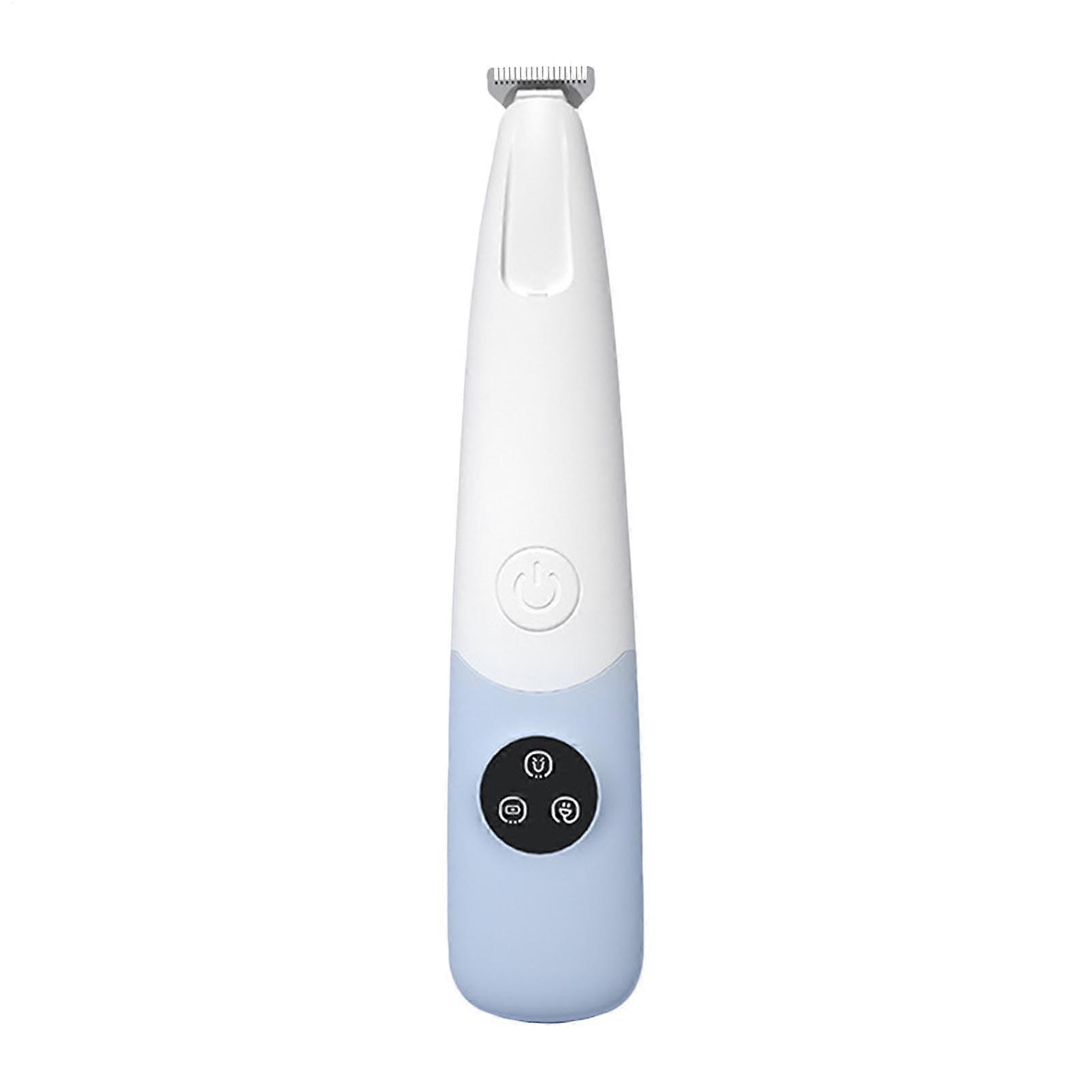 Dog Trimmer with LED Light, Electric Pet Clipper for Dogs and Cats, Waterproof 600 mAh Battery, Quiet Grooming Tool