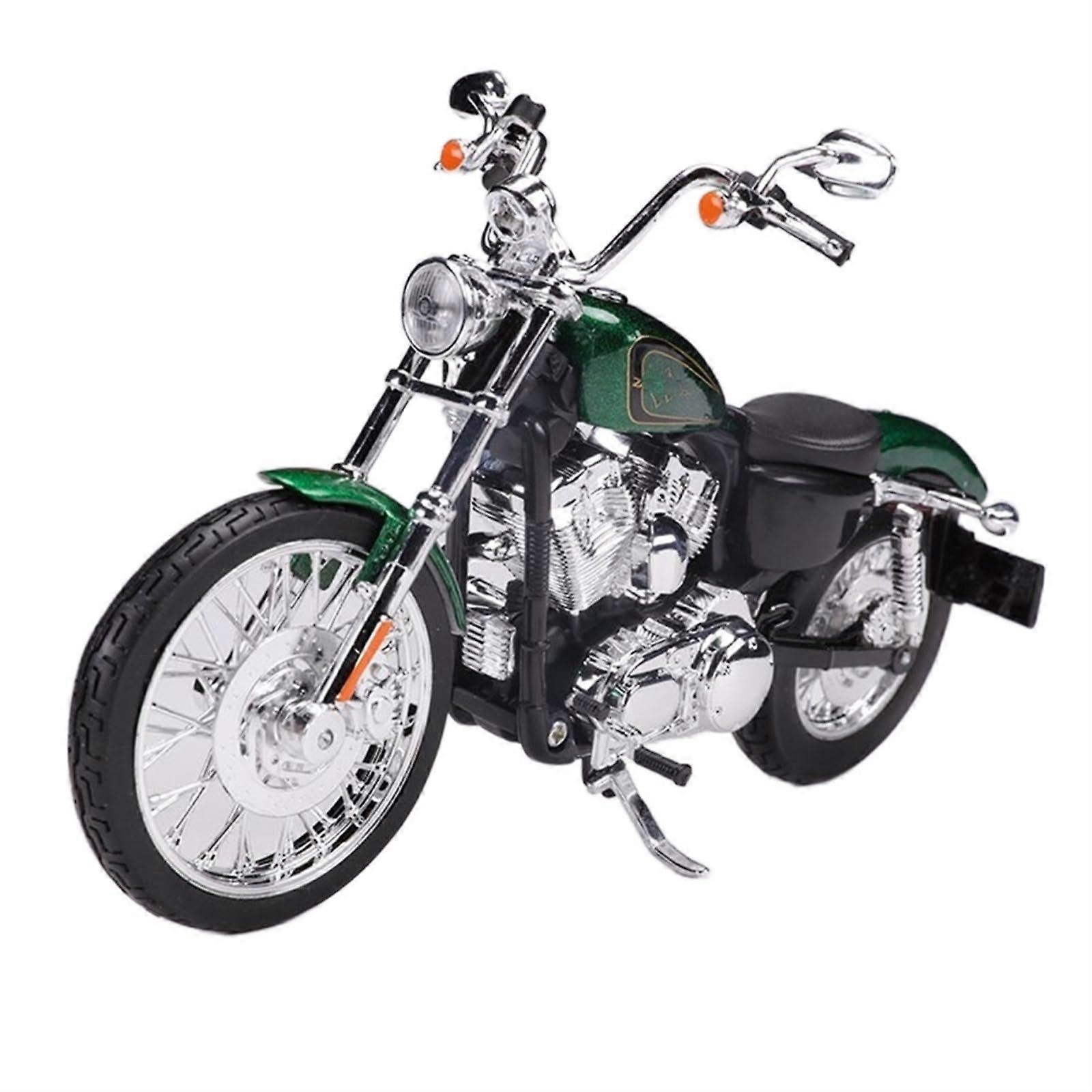 Harley XL 1200V SeventyTwo 2013 1:12 Diecast Model Green