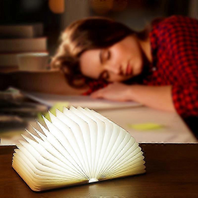 Folding Book Lamp, 500 Lumens with 2000mAh Battery, Nightlight Mood Light, 16.5*12.5*2.5cm