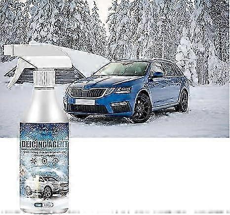 Auto Windshield Deicing Spray, Ice-Off Windshield Spray De-Icer, Ice Melting Spray for Car Windshield Windows Wipers and Mirror 60ml