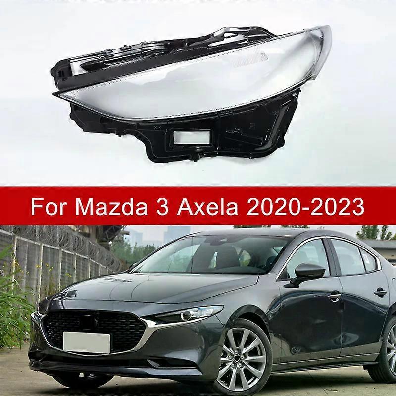 For Mazda 3 Axela 2020 2021 2022 Headlight Lens Shell Headlamp Cover Transparent Lampshade Plexiglass Head Light Lamp Shade