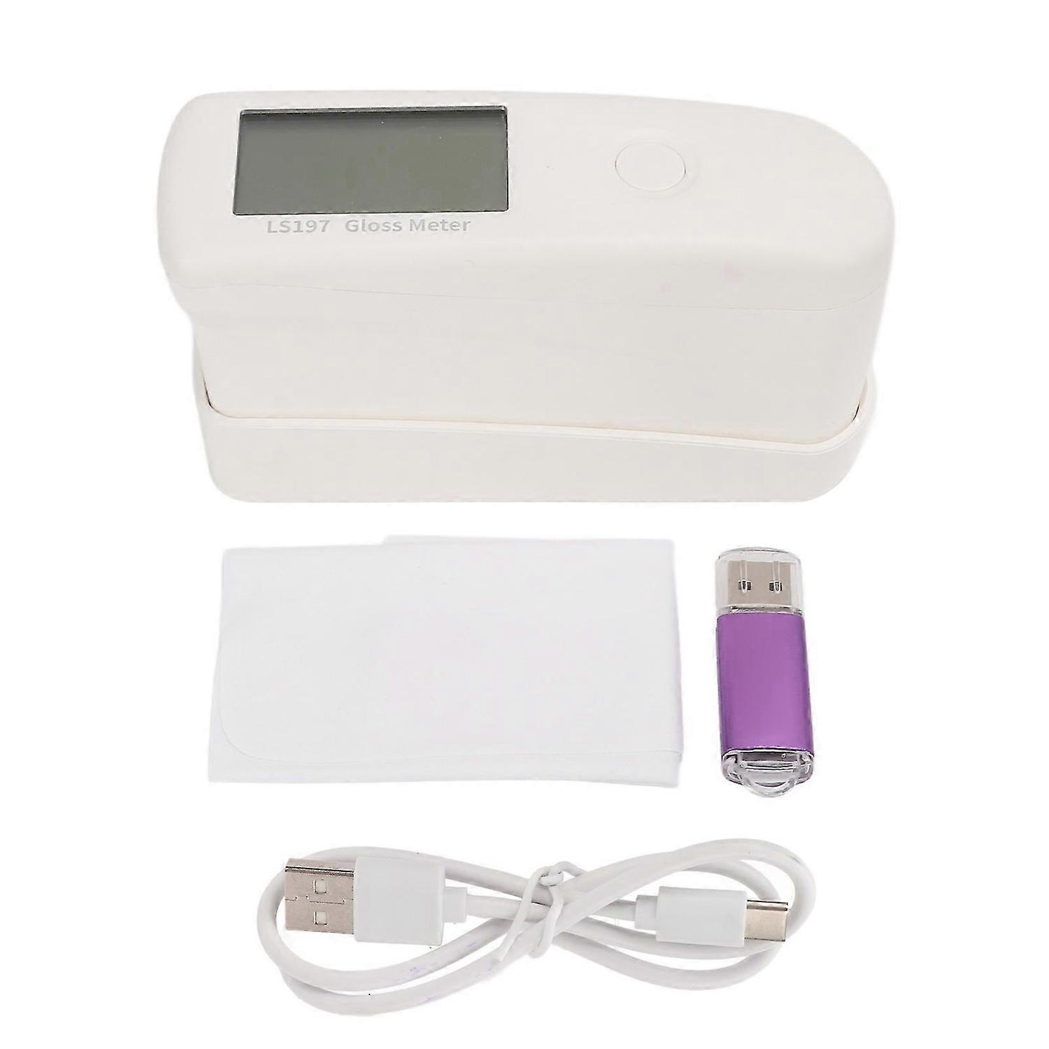 LS197 Gloss Meter Intelligent Car Paint Stone Metal Glossometer Gloss Testing Equipment for Industry