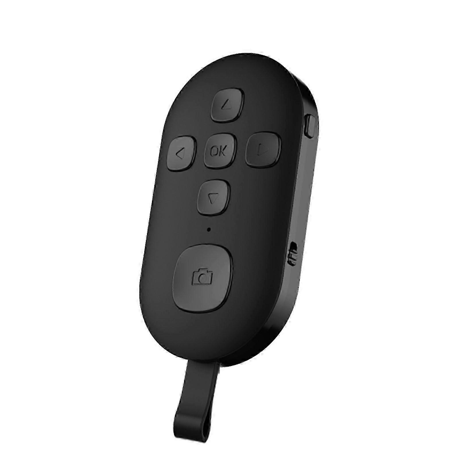 Wireless Cell Phone Video Remote Control 7-key Remote Controller for Photos Taking Short Video Shooting Ebook Page Turn  White