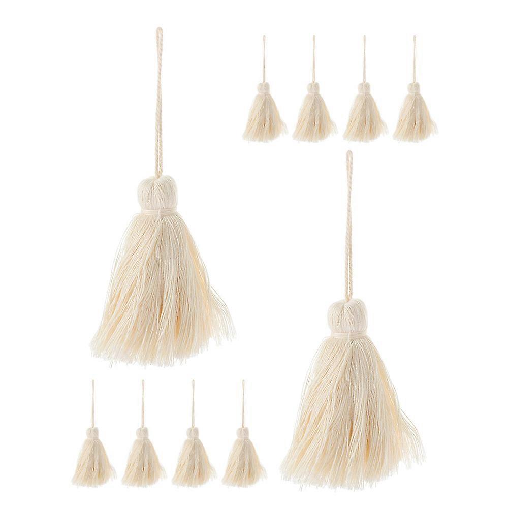 Versatile Flow Tassels Cotton Thread Handmade for DIY Craft Projects 15Pcs