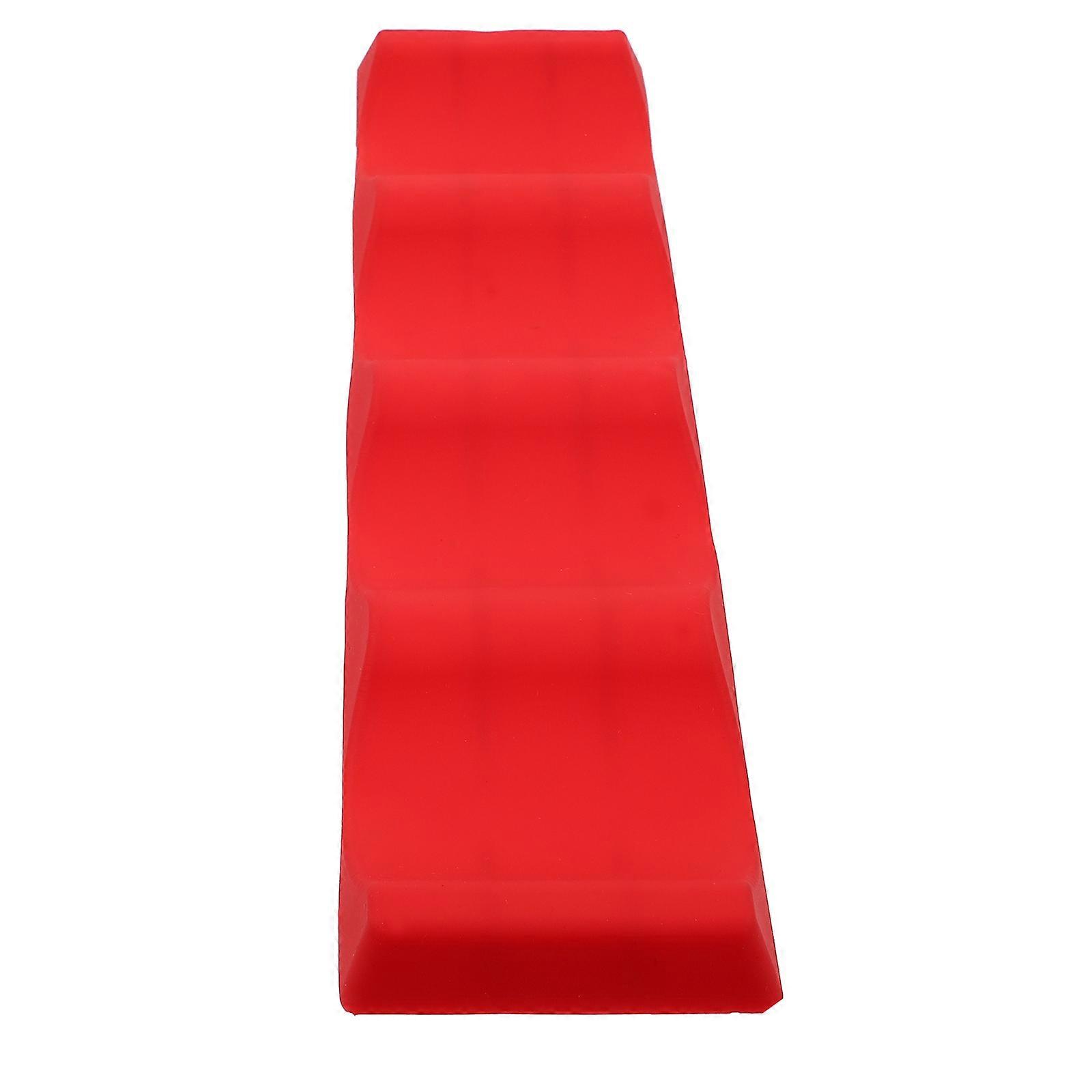 Silicone Stacker Red Creative Foldable Rack for Home Bar Storage Up to 10 Bottles