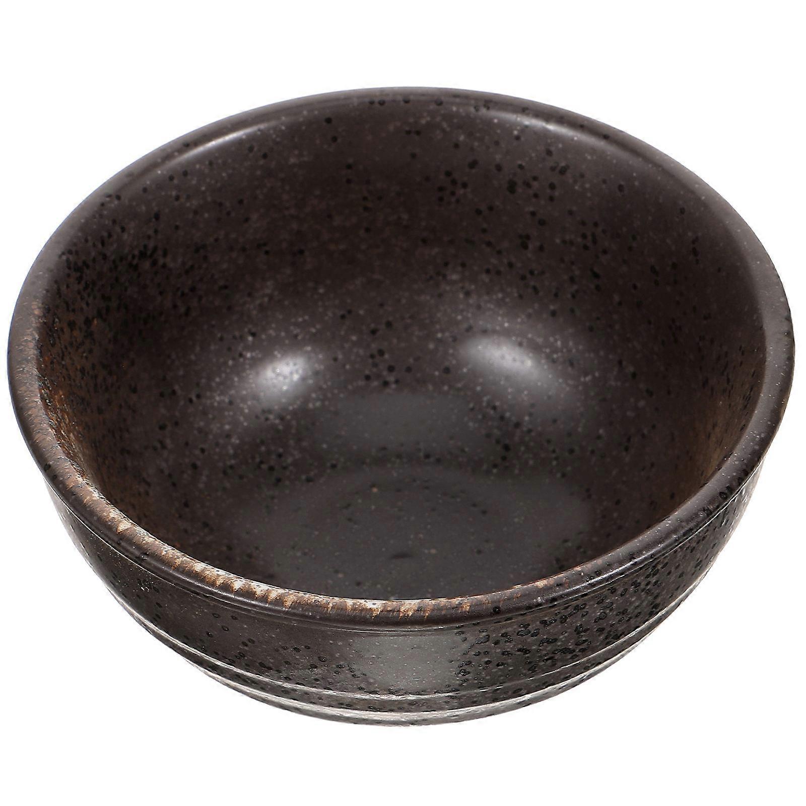 Ceramic Small Serving Bowls Porcelain Salad Fruit Bowl Home Use Round Shape Japanese Style 1Set
