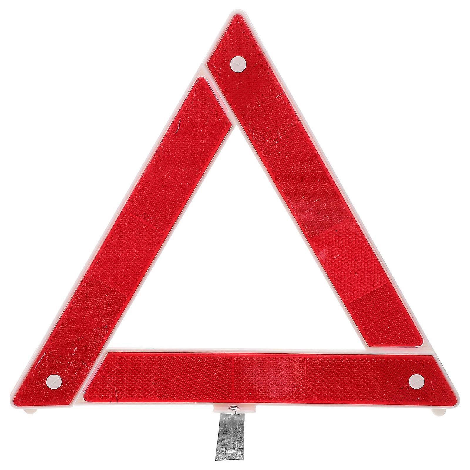 Safety Sign Reflective Triangle Road Warning Triangle Foldable Driveway Reflector