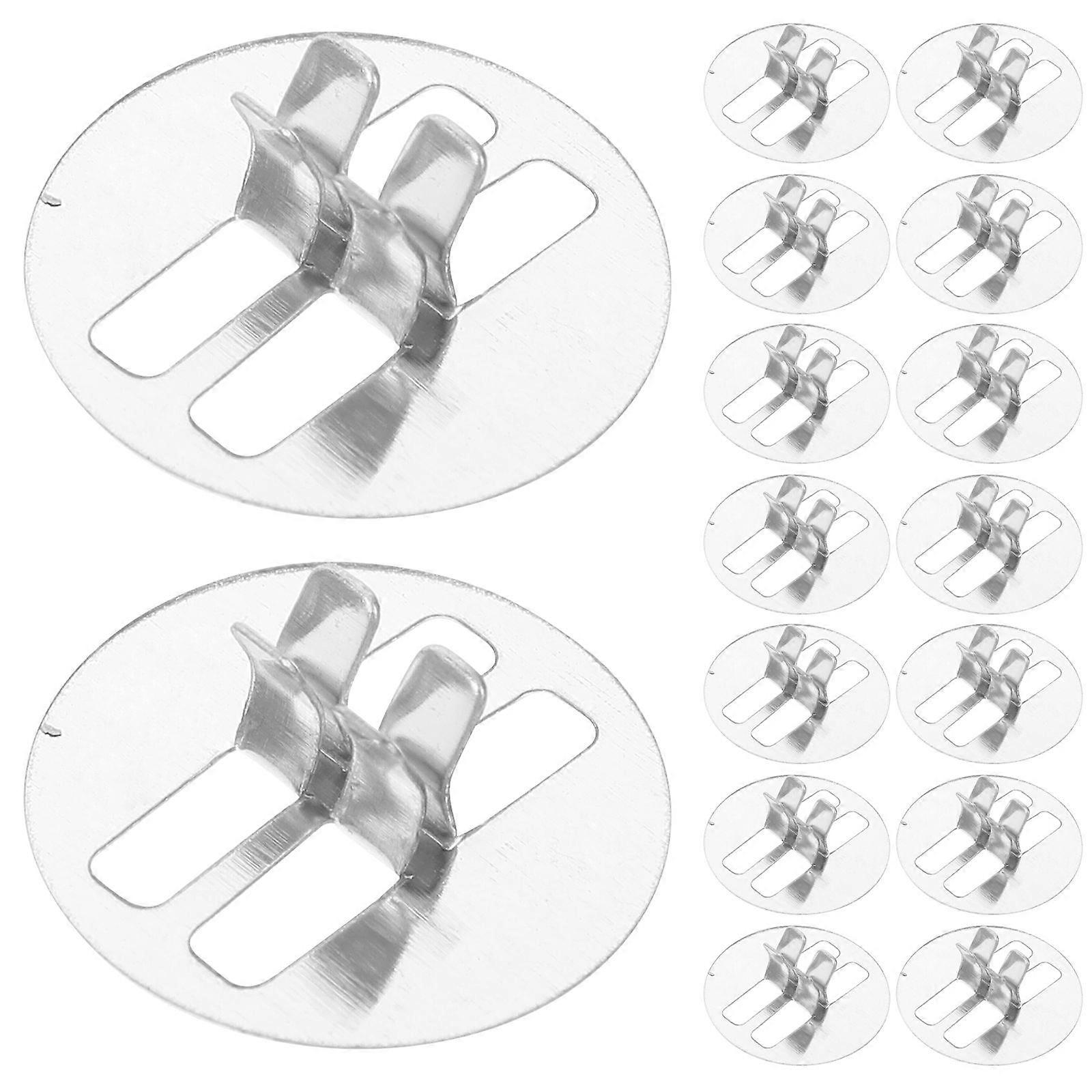 100pcs Wick Clip For Candles Making Metal Base Holders Wick Centering Tools And Stabilizers For Efficient Burning