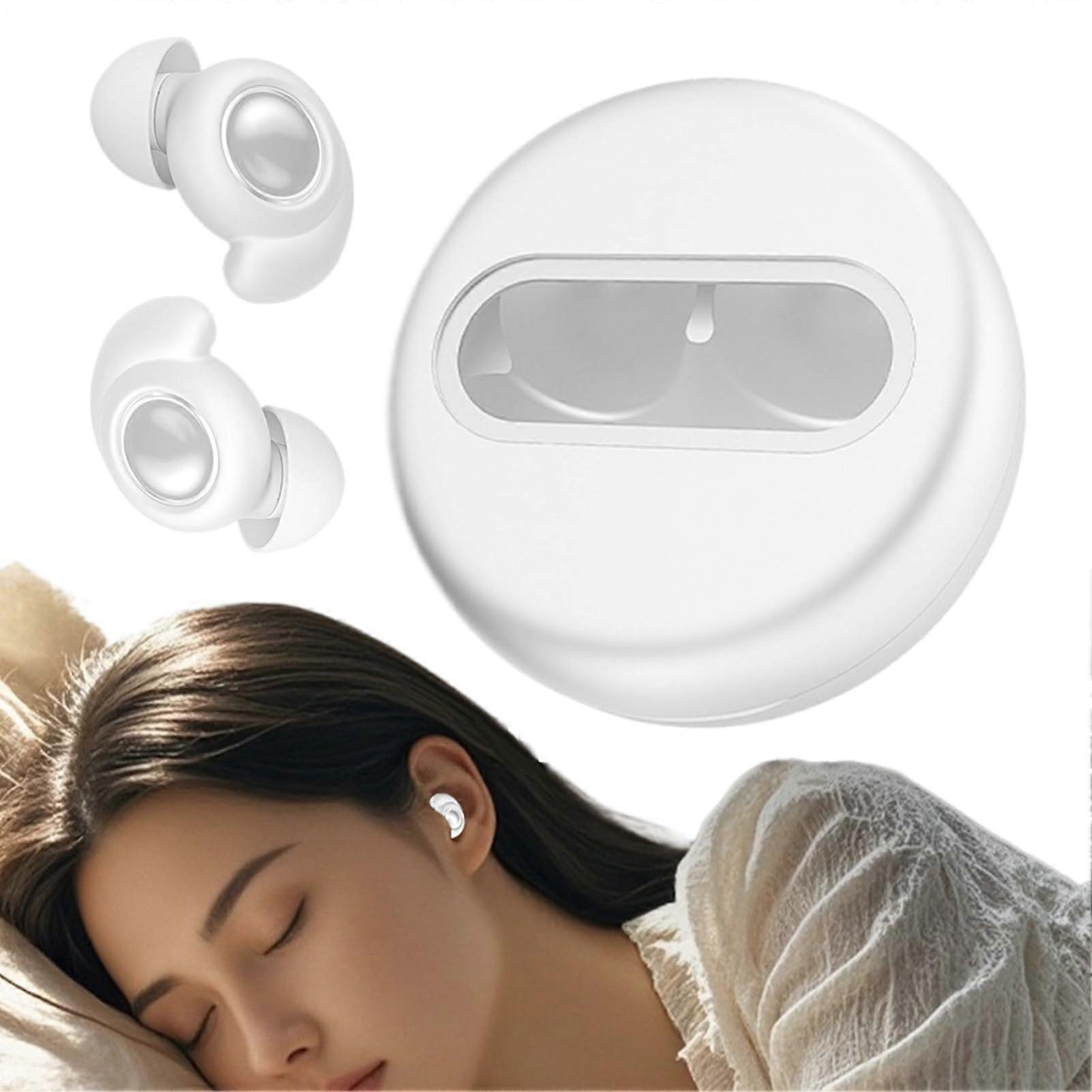 Earplugs for Sleeping | Wireless Noise-Canceling Headphones for Travel, Sports, and Snoring | Comfortable Design