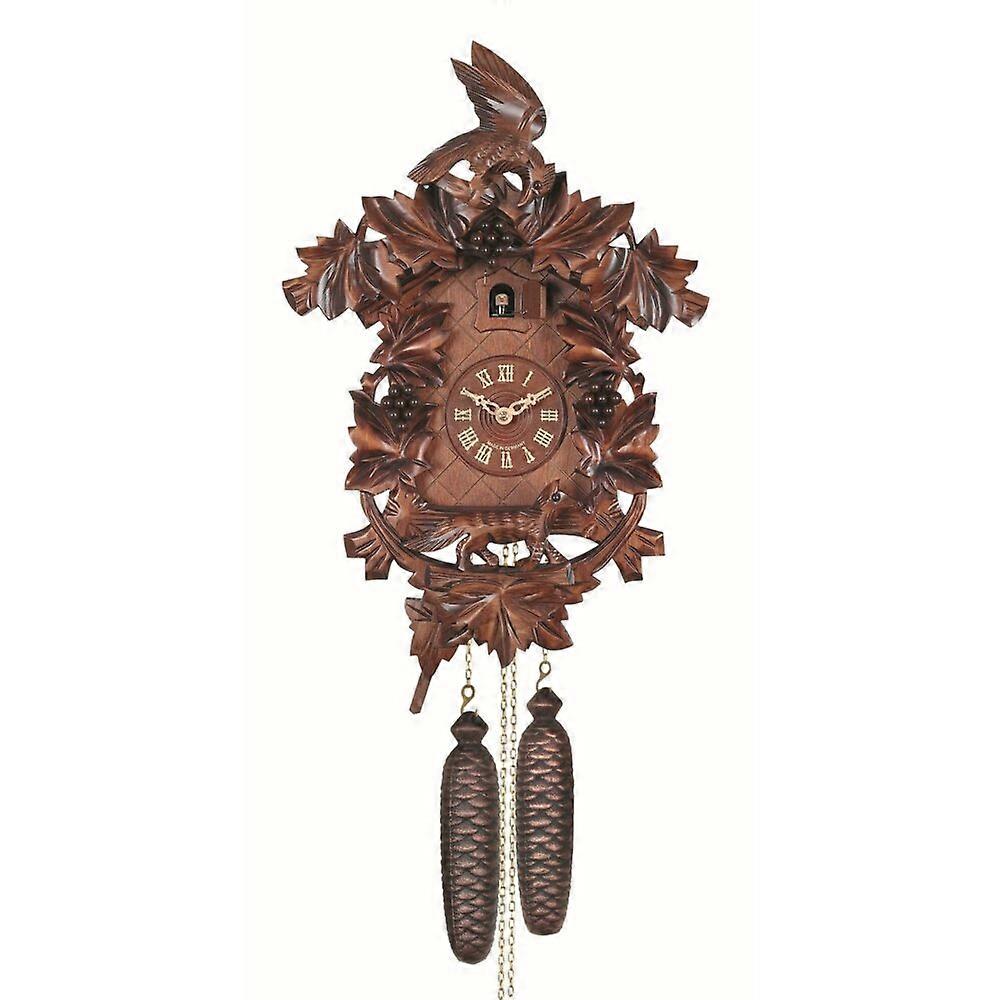Engstler - 938/8 - Cuckoo Clock - 8-Day Chain Hoist - Walnut - 46 cm
