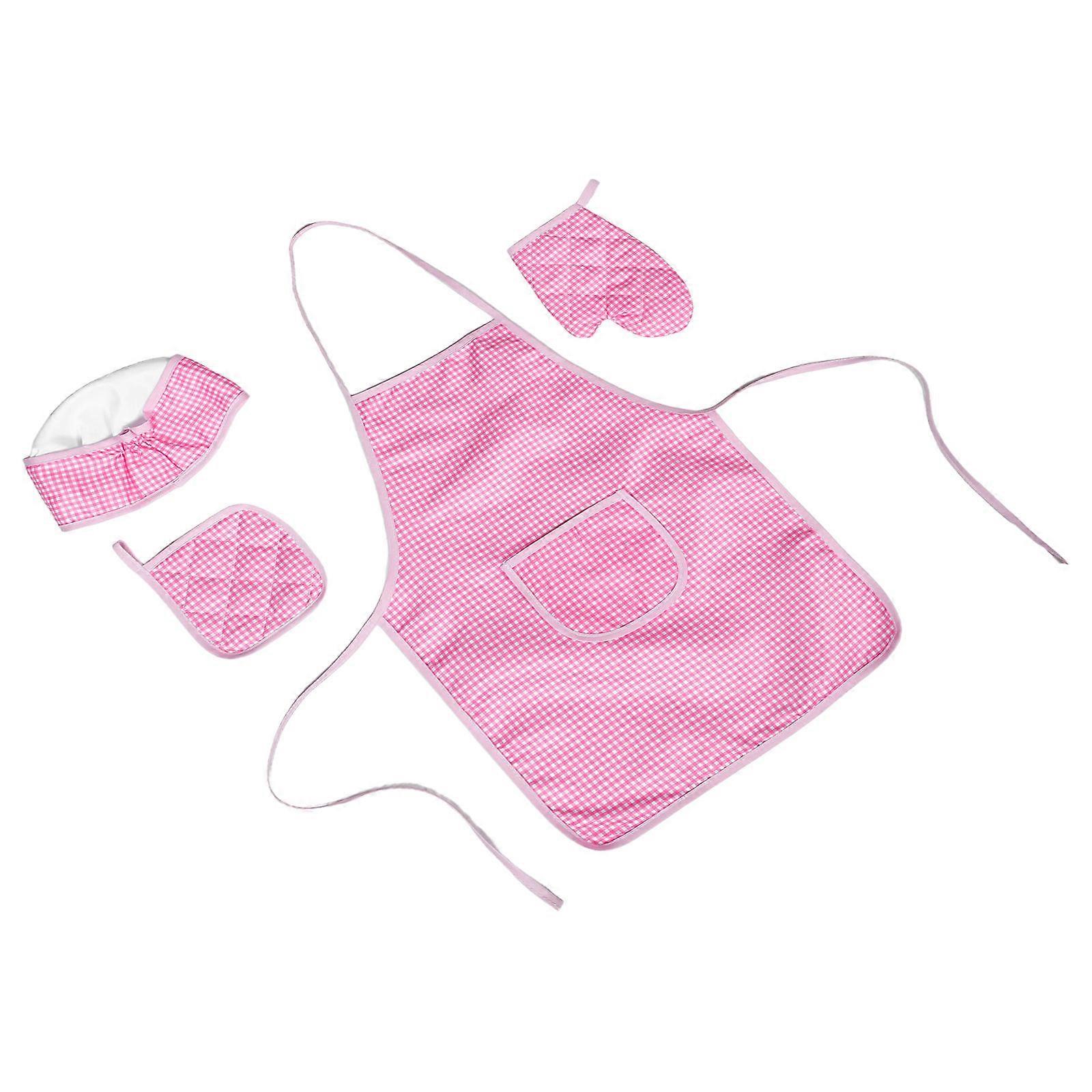 Cute Chef Apron and Hat Set   Safe Material for Kitchen Play, Baking & Pretend Cooking Fun