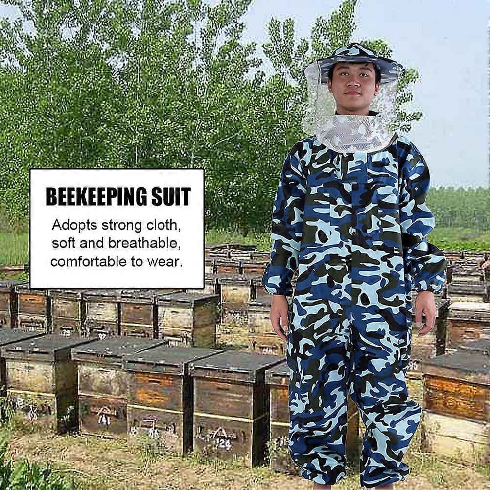 Professional Beekeeping Protective Suit Beekeeping Beekeeper Protect Equipment(XXL)