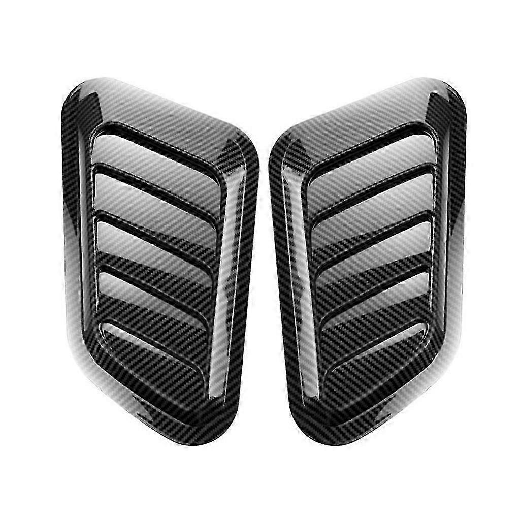 2pcs Air Flow Intake Scoop Hood Vents - Turbo Bonnet Cover Decorative Accessory for Enhanced Car Performance & Style