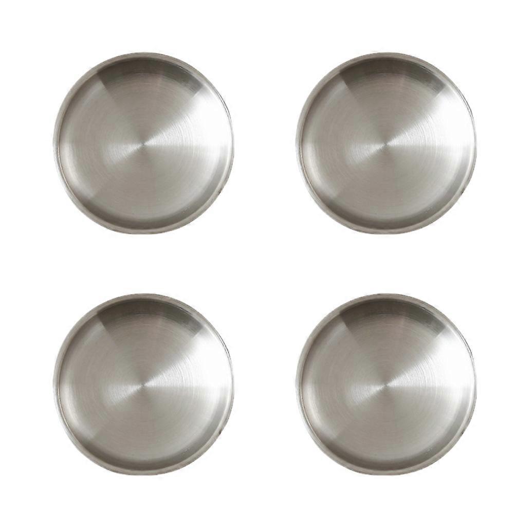 Great! Here's a polished and professional product description for your **4pcs Stainless Steel Sauce Bowls / Seasoning Dishes**:
### 4pcs