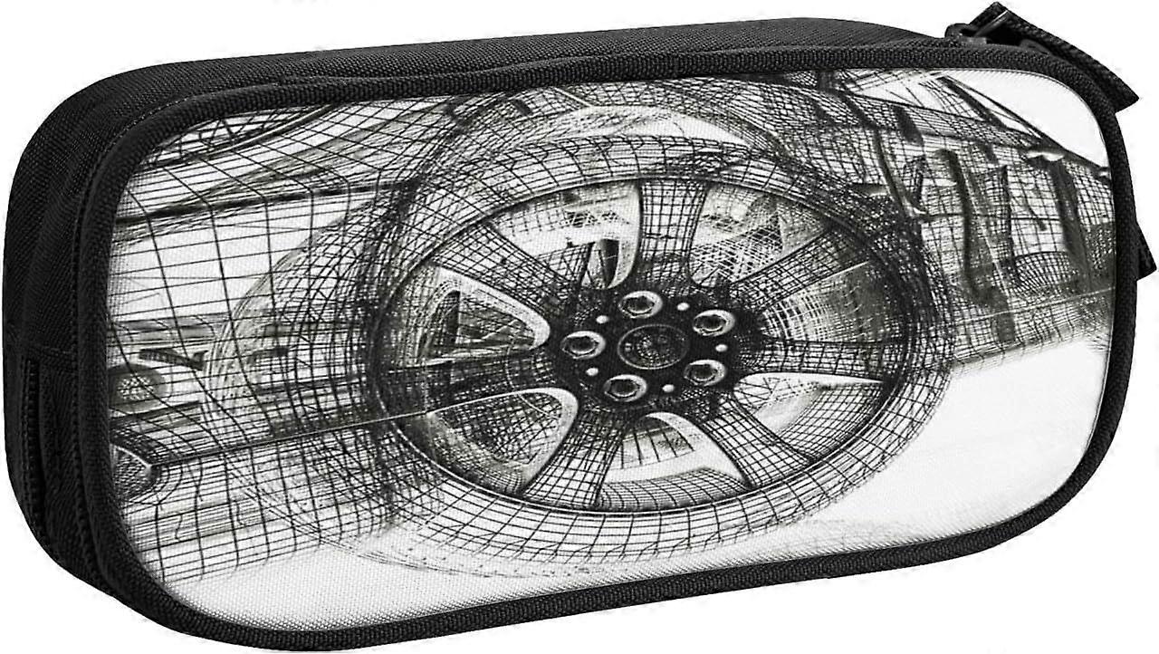 xc2012 line model cars engine wire Pencil Case for Sewing Kits - Compact Organizer with Mesh Pockets for Needles, Thread, Scissors xc2012