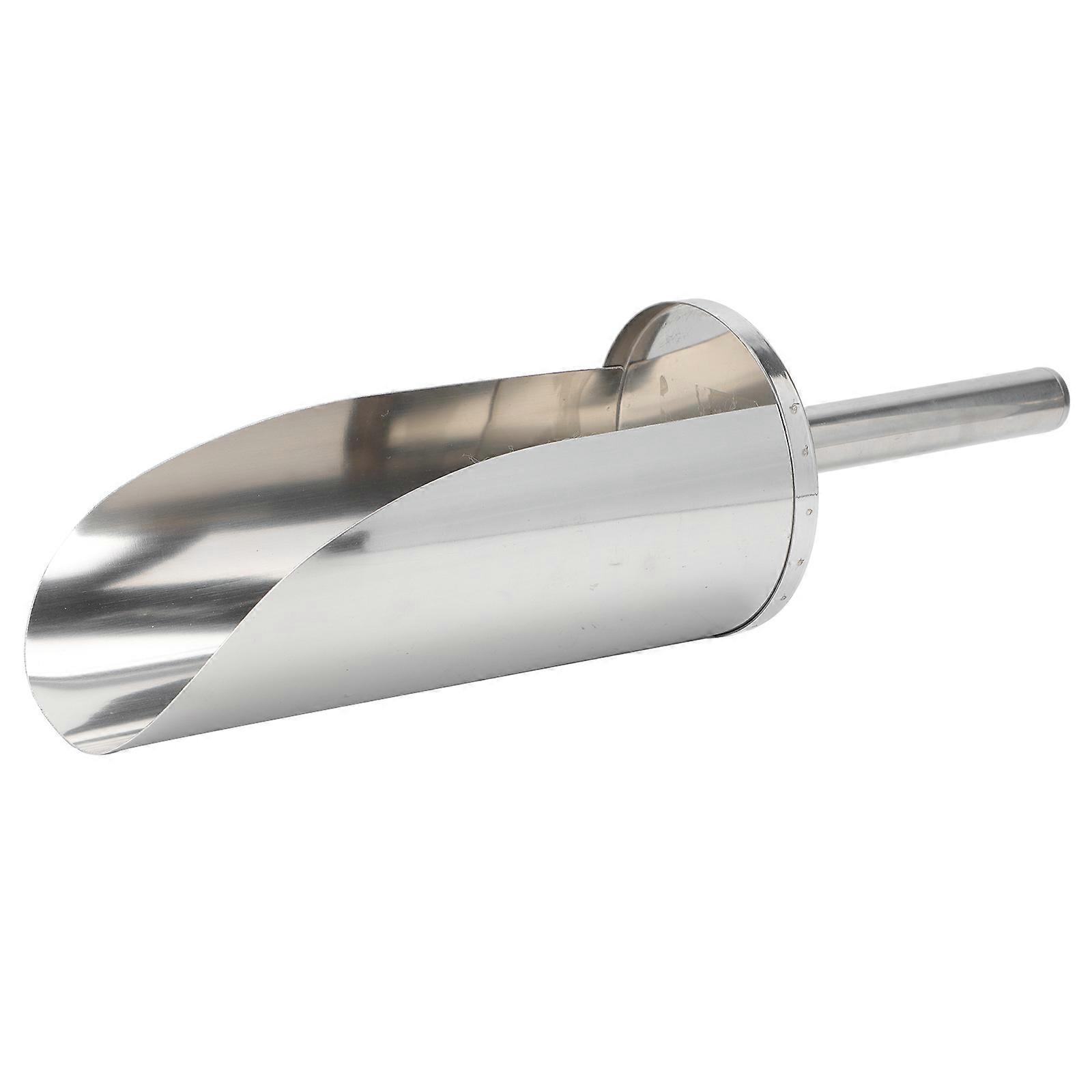 1Pc Ice Cube Scoop Practical Food Grade Stainless Steel Scoop for Ice Bucket