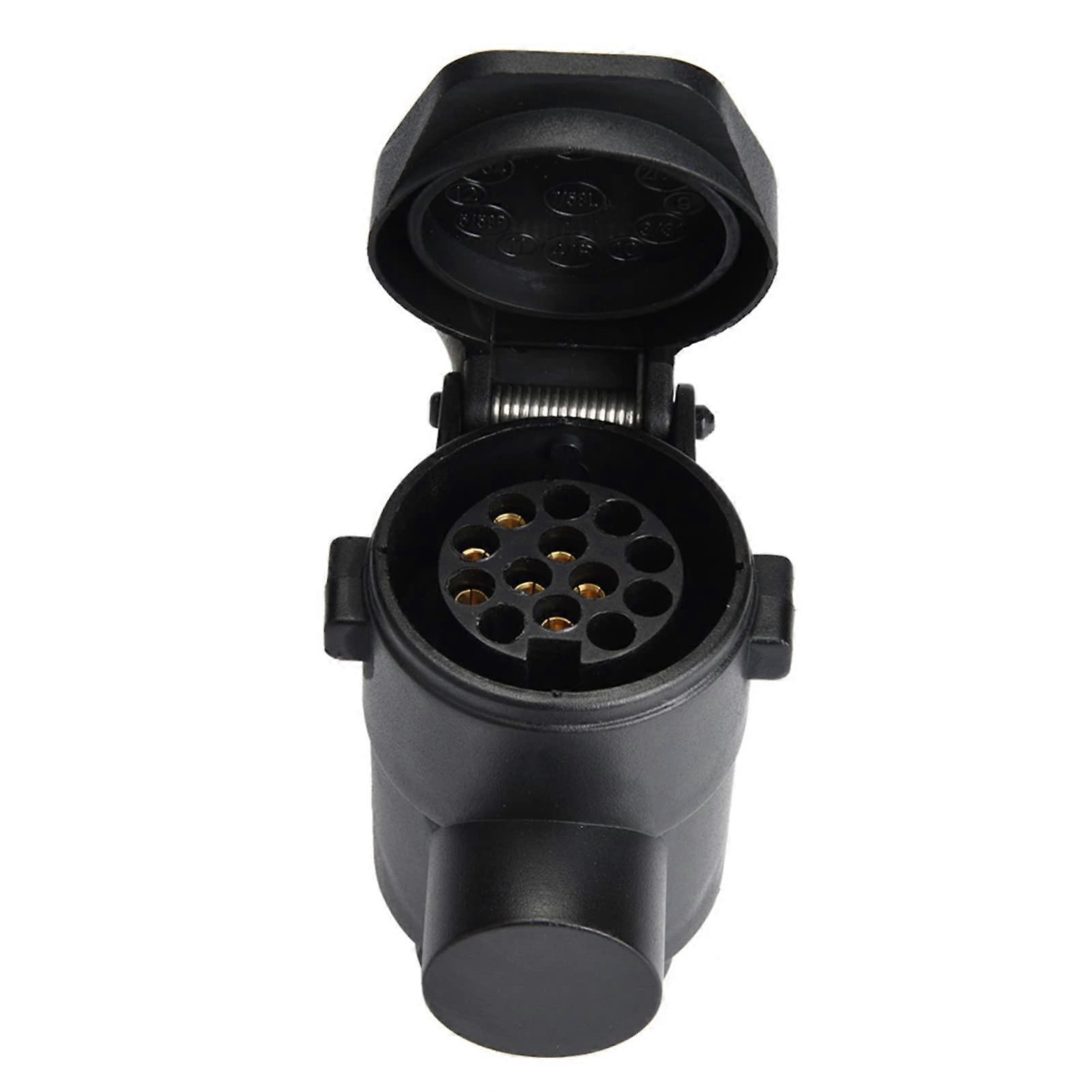 Trailer plug adapter converter Weatherproof 7 to 13 pin towing connector for European standard trailers